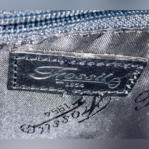 Zebra Print Faux Fur Small Fossil Handbag - Picture 4 of 4